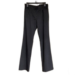 Scarlett straight leg black pants pin stripe